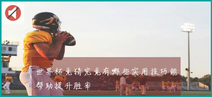世界杯竞猜究竟有哪些实用技巧能帮助提升胜率